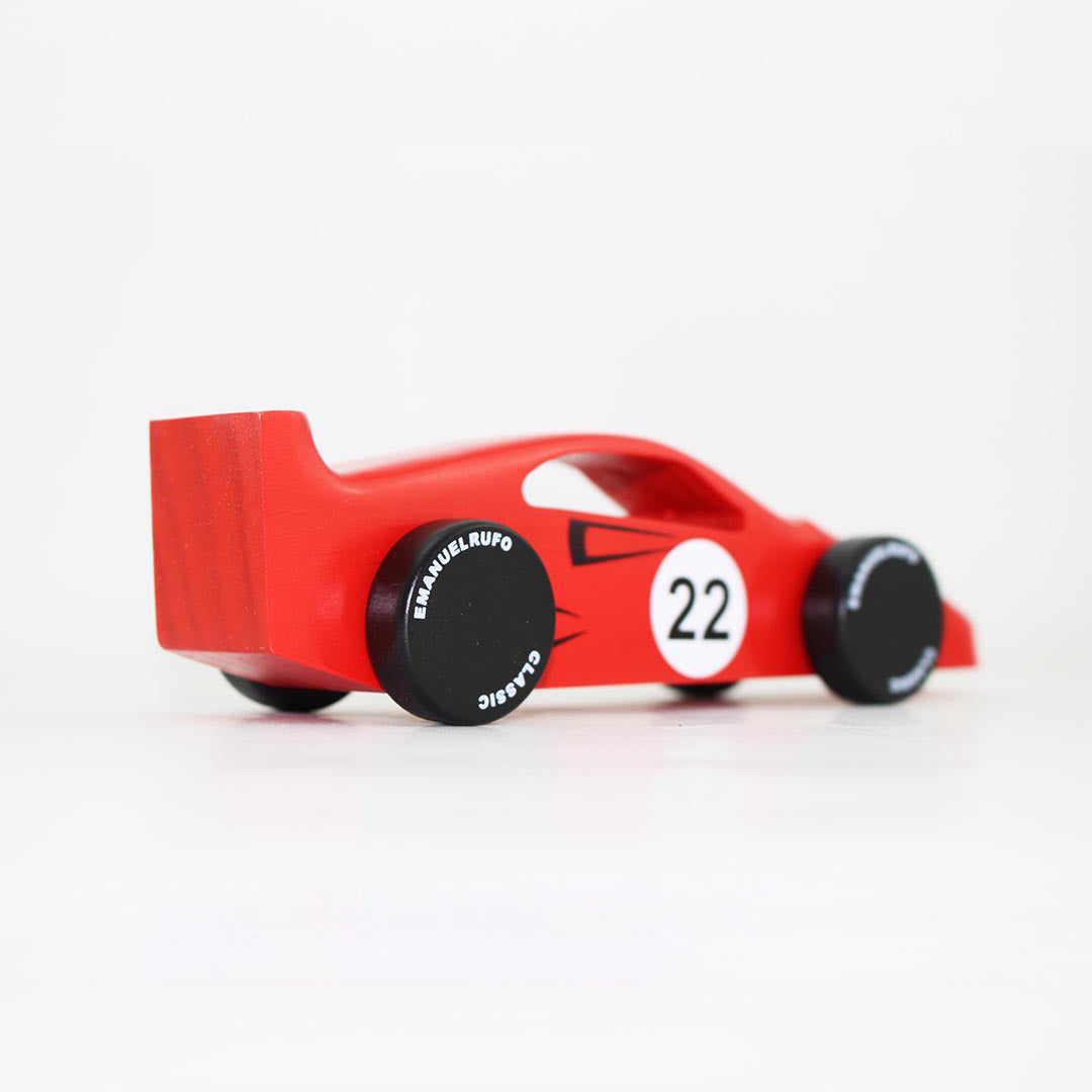 CL 20 Wood Car Toy Inspired by an Iconic Italian Sports car