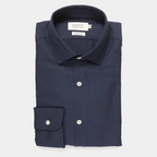 The Everyday Oxford Soft-Collar in Midnight Blue