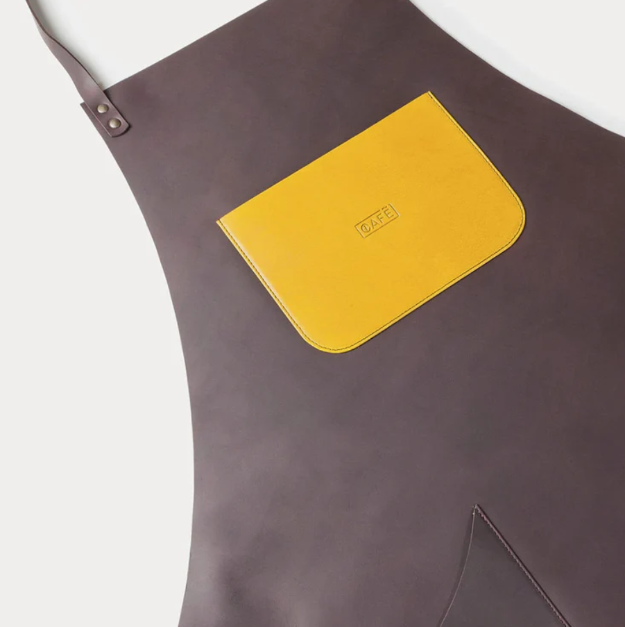 Full Leather Apron Papua Black Coffee