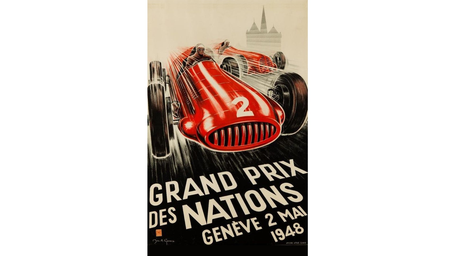 Nations Grand Prix - Geneva (1948) Magnet