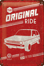 Volkswagen Golf The Original Ride Sign
