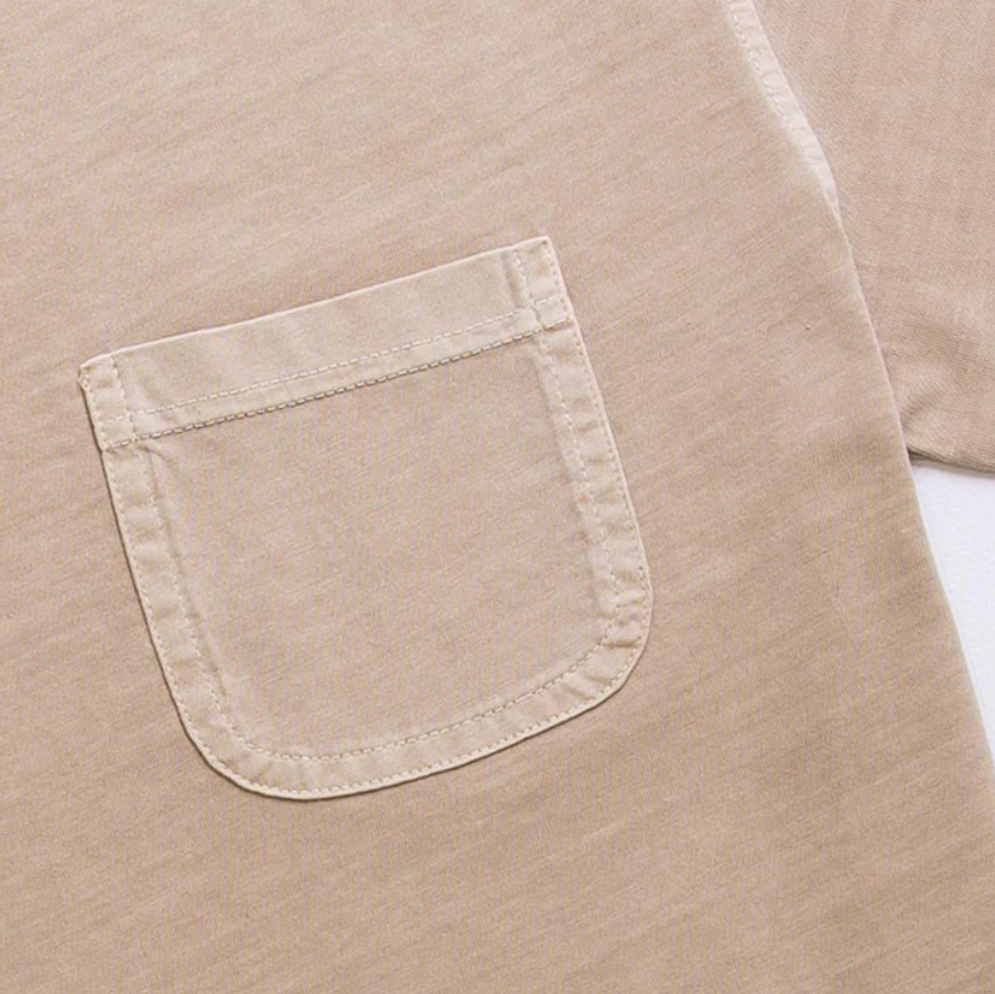 The Heavy Bag Organic Tee in Light Brown