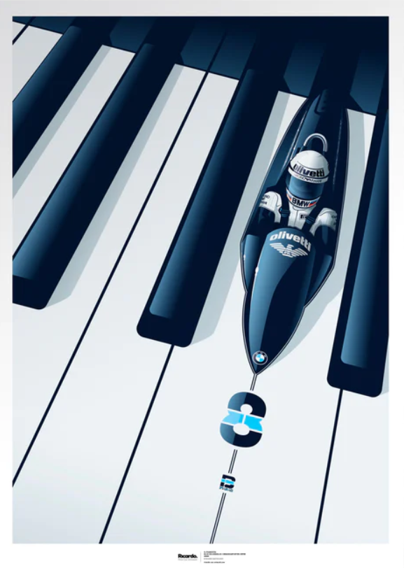 Il Pianista, Elio de Angelis, Brabham BT55-BMW 1986