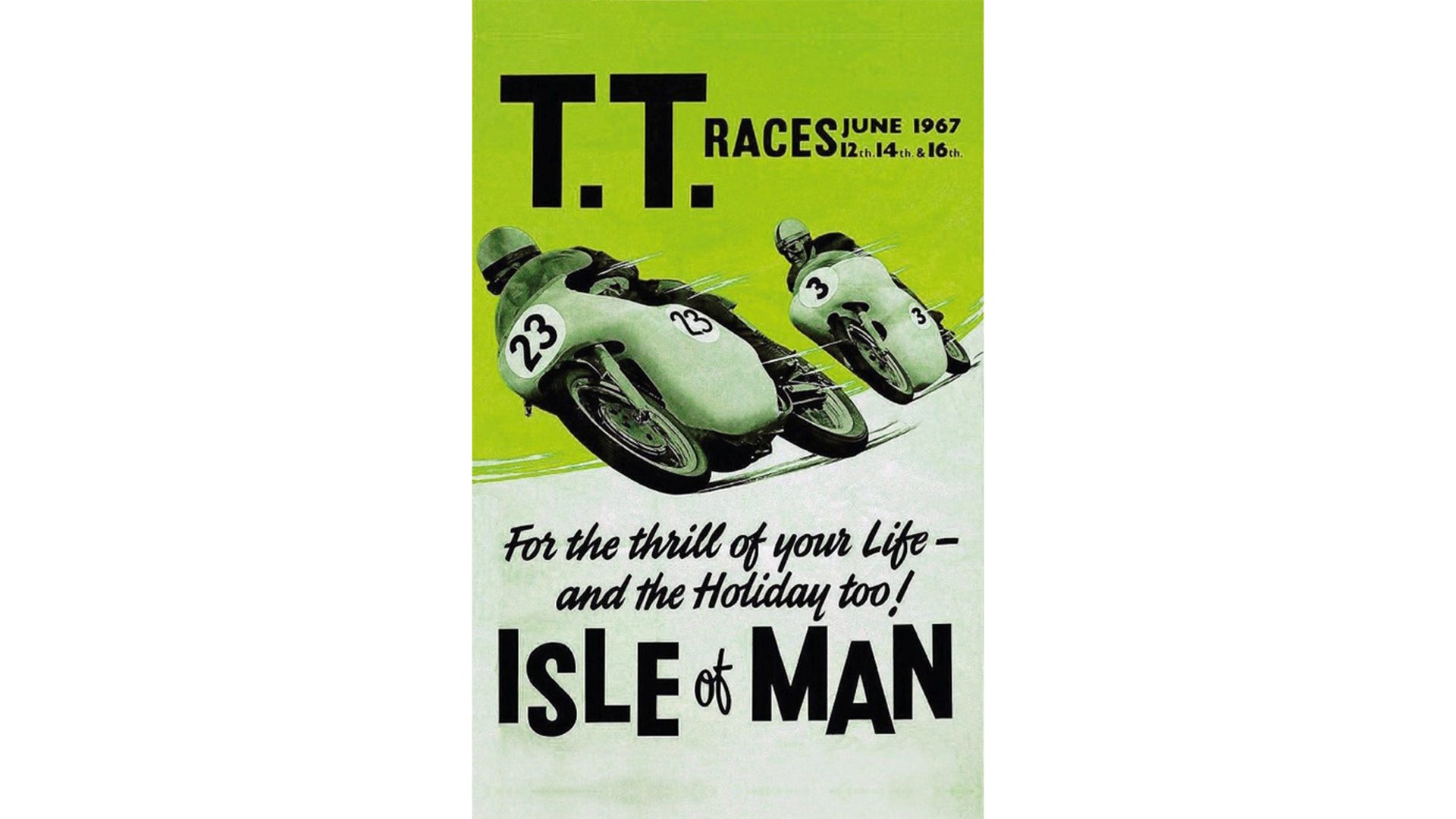 Isle of Man – TT Races (1967) Magnet