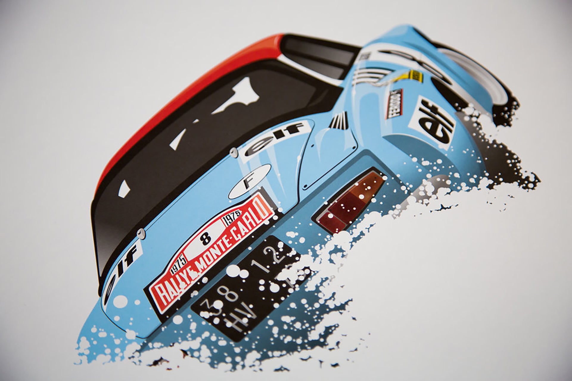 Jean-Pierre Nicolas - Vincent Laverne, Renault Alpine A110, Rally Monte Carlo 1975