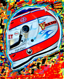 Jimmy Vasser - 98 Helmet Print