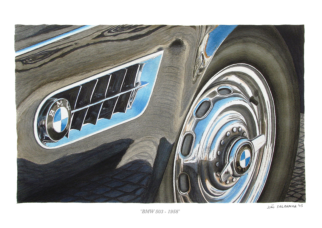 BMW 503 - 1958 - Print