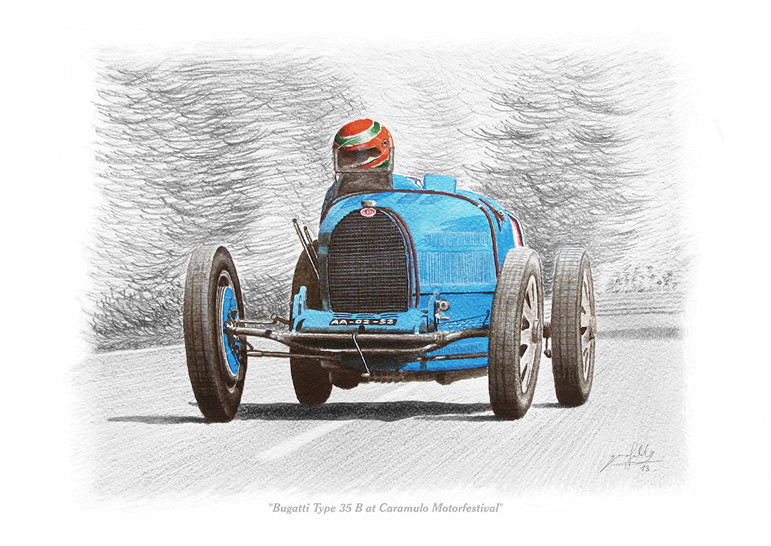 Bugatti Type 35B at Caramulo Motorfestival - Print