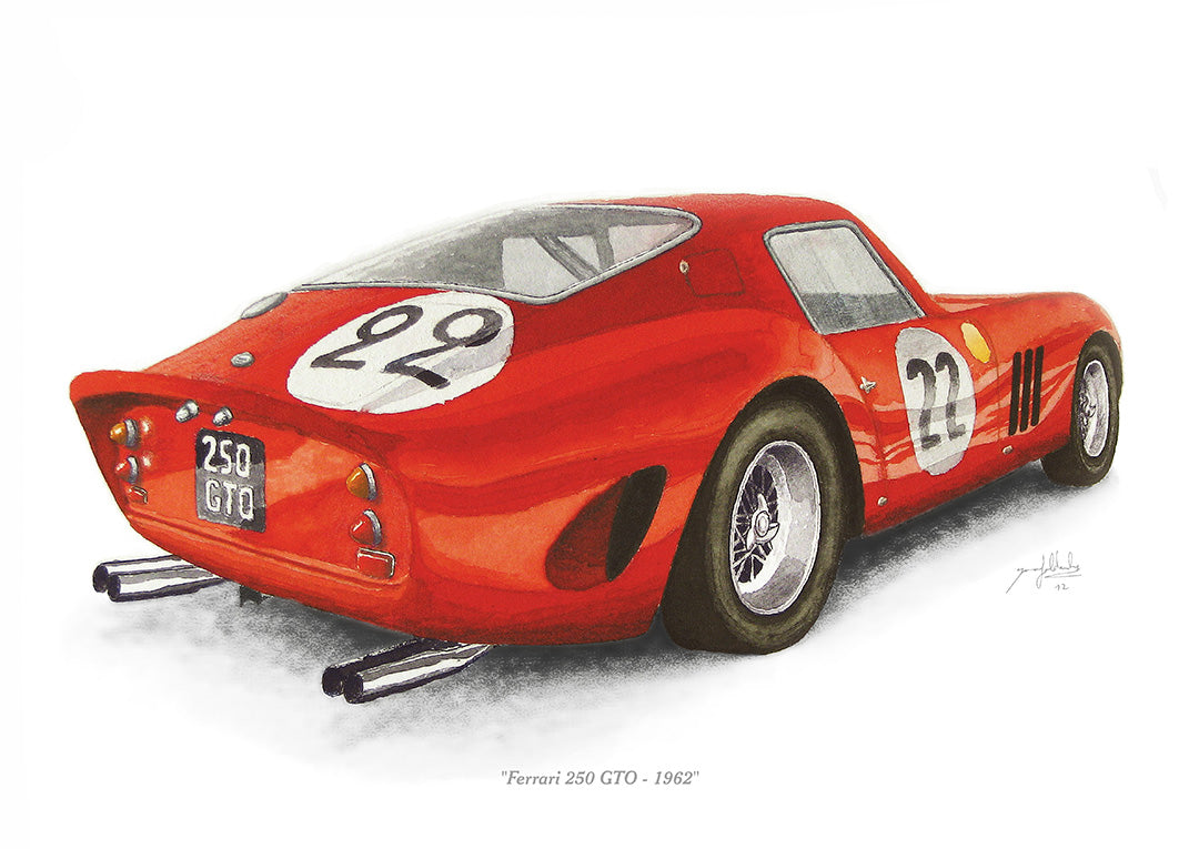 Ferrari 250 GTO - 1962 - Print