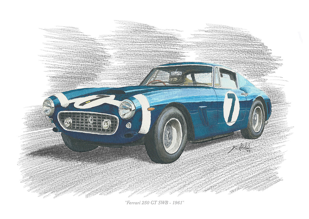 Ferrari 250 GT SWB - 1961 - Print