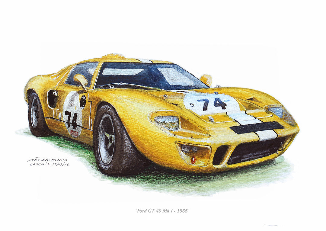 FORD GT 40 Mk I - 1965 - Print