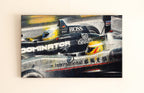 Lewis Hamilton and Nico Rosberg at the Macau Grand Prix in 2004 - Original Painting