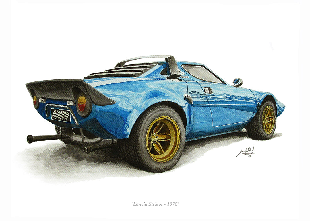 Lancia Stratos - 1972 - Print