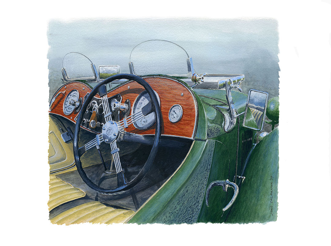 MG TC Midget - 1945 - Limited Print