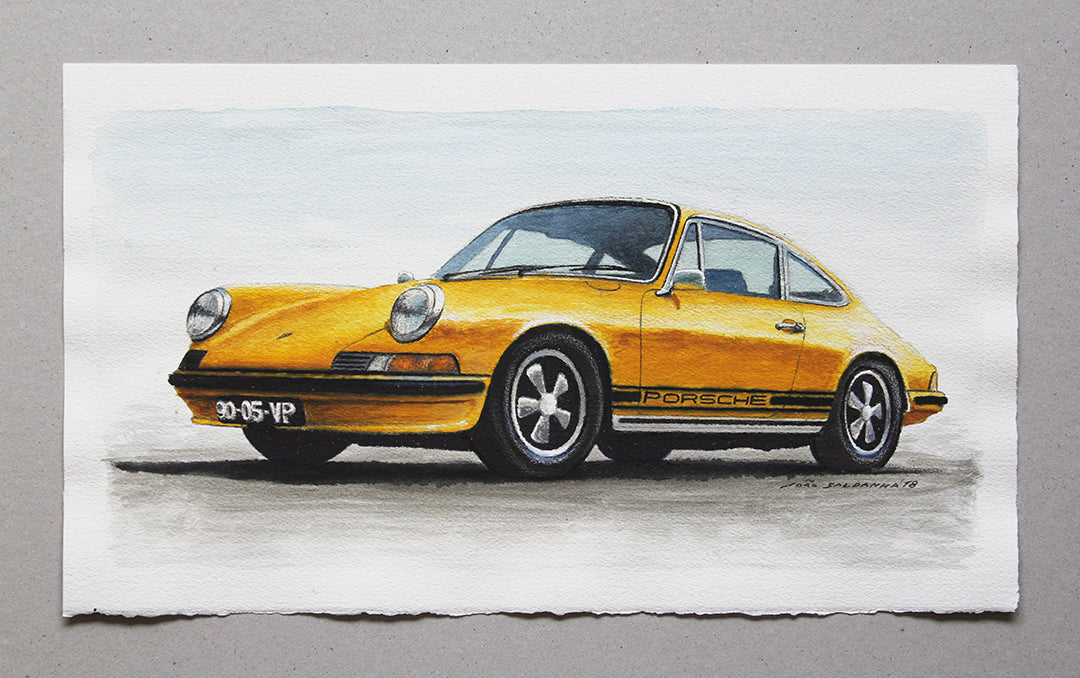 Porsche 911 (Museu do Caramulo) - Original Illustration