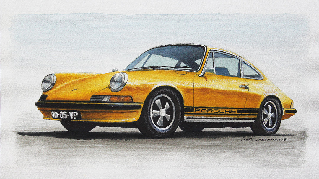 Porsche 911 (Museu do Caramulo) - Original Illustration