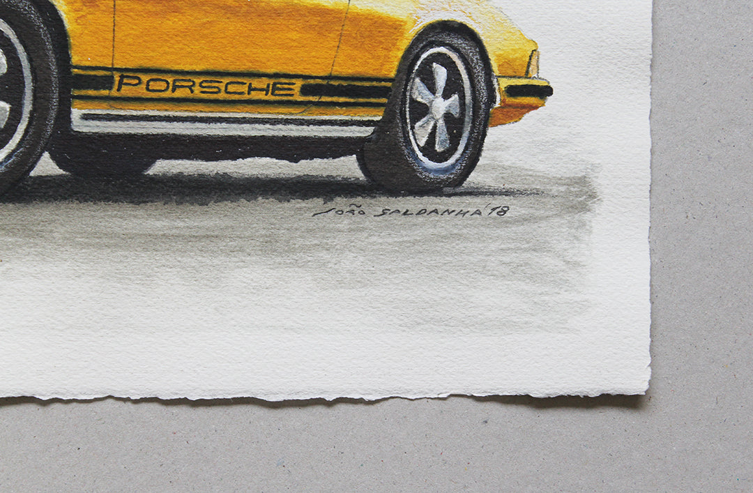 Porsche 911 (Museu do Caramulo) - Original Illustration