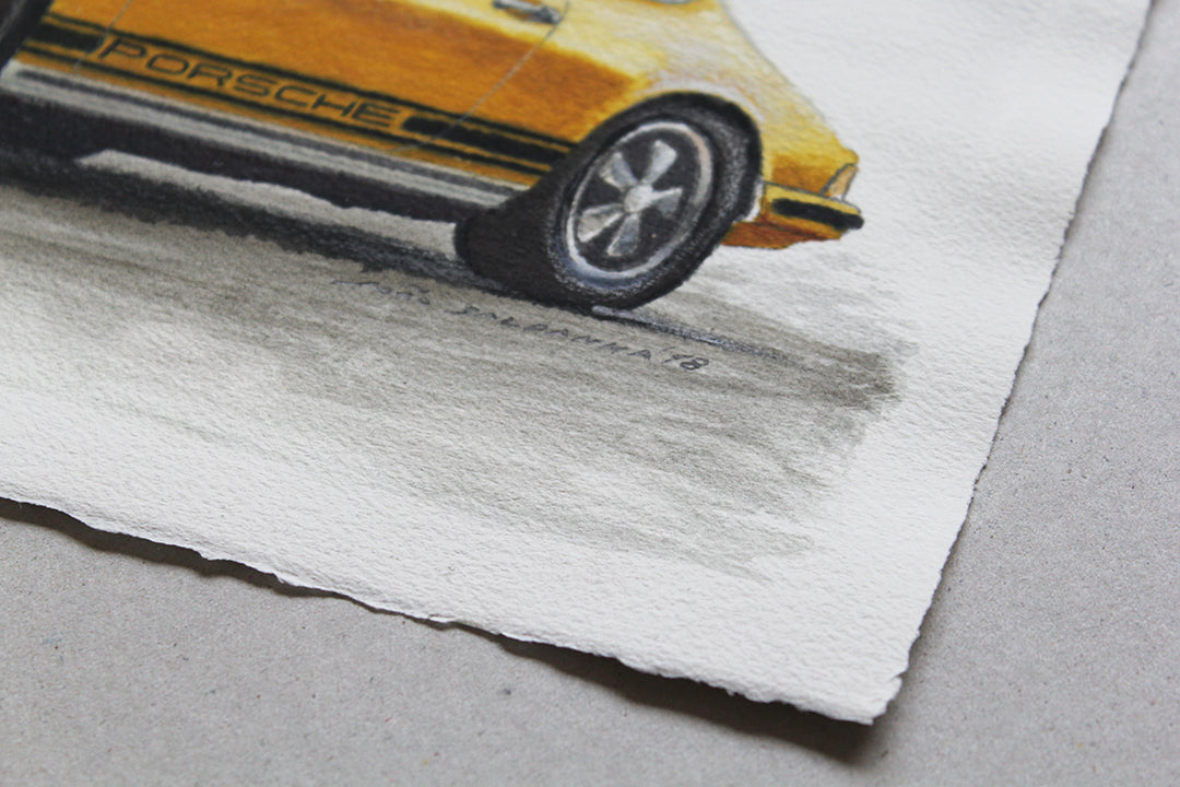 Porsche 911 (Museu do Caramulo) - Original Illustration