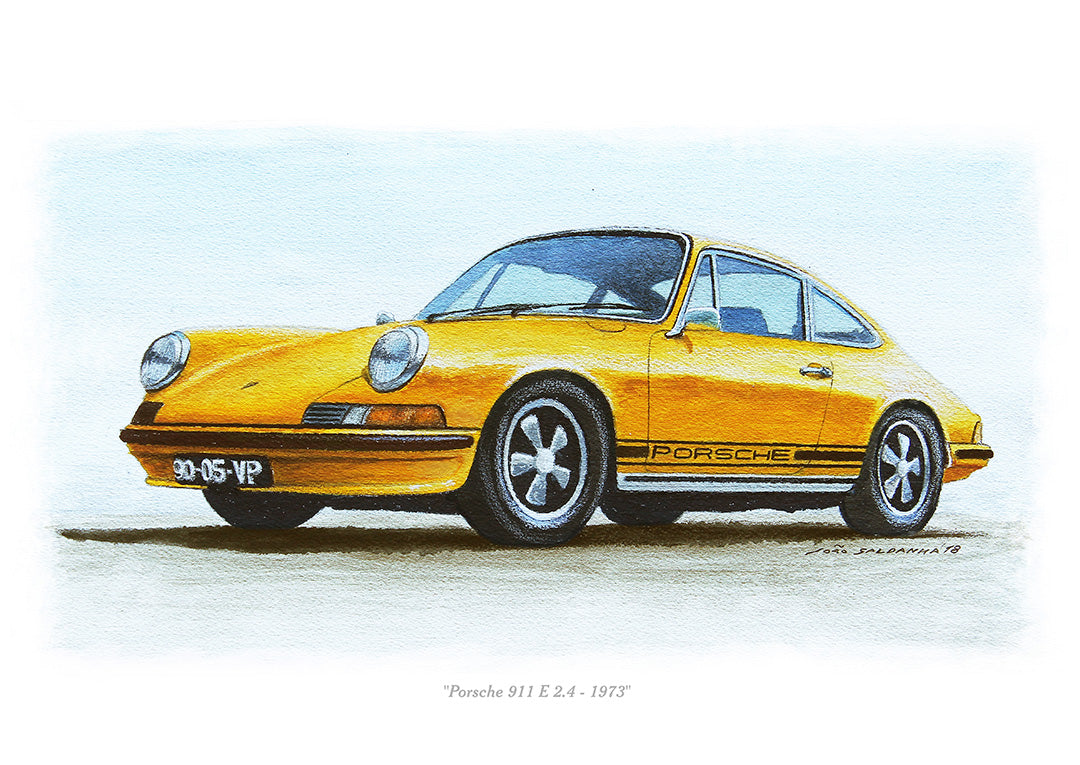 Porsche 911 E 2.4 - 1973 - Print