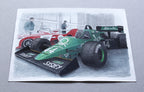 Tyrell 012 (1983) and Lola BIP at Estoril Classics 2019 - Original Illustration