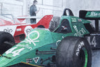 Tyrell 012 (1983) and Lola BIP at Estoril Classics 2019 - Original Illustration