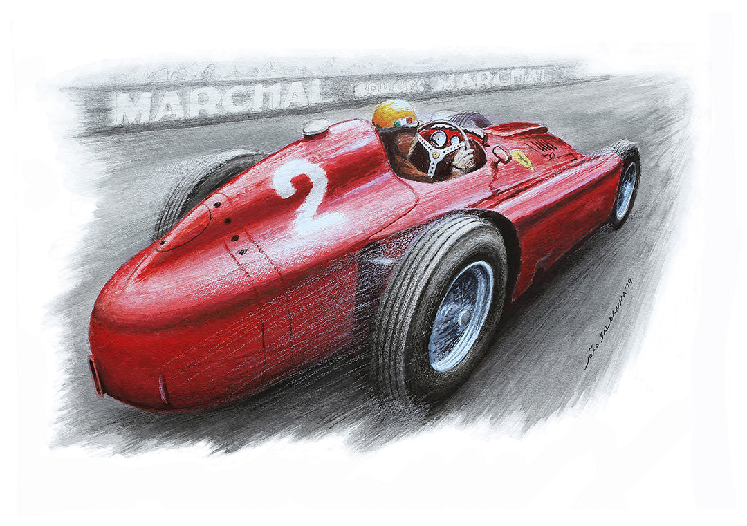 Luigi Musso - Ferrari D50 - 1957 - Limited Print