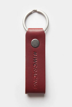 Key Chain in Burgundy