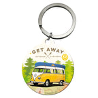 Volkswagen Kombi Let's Get Away Key Chain