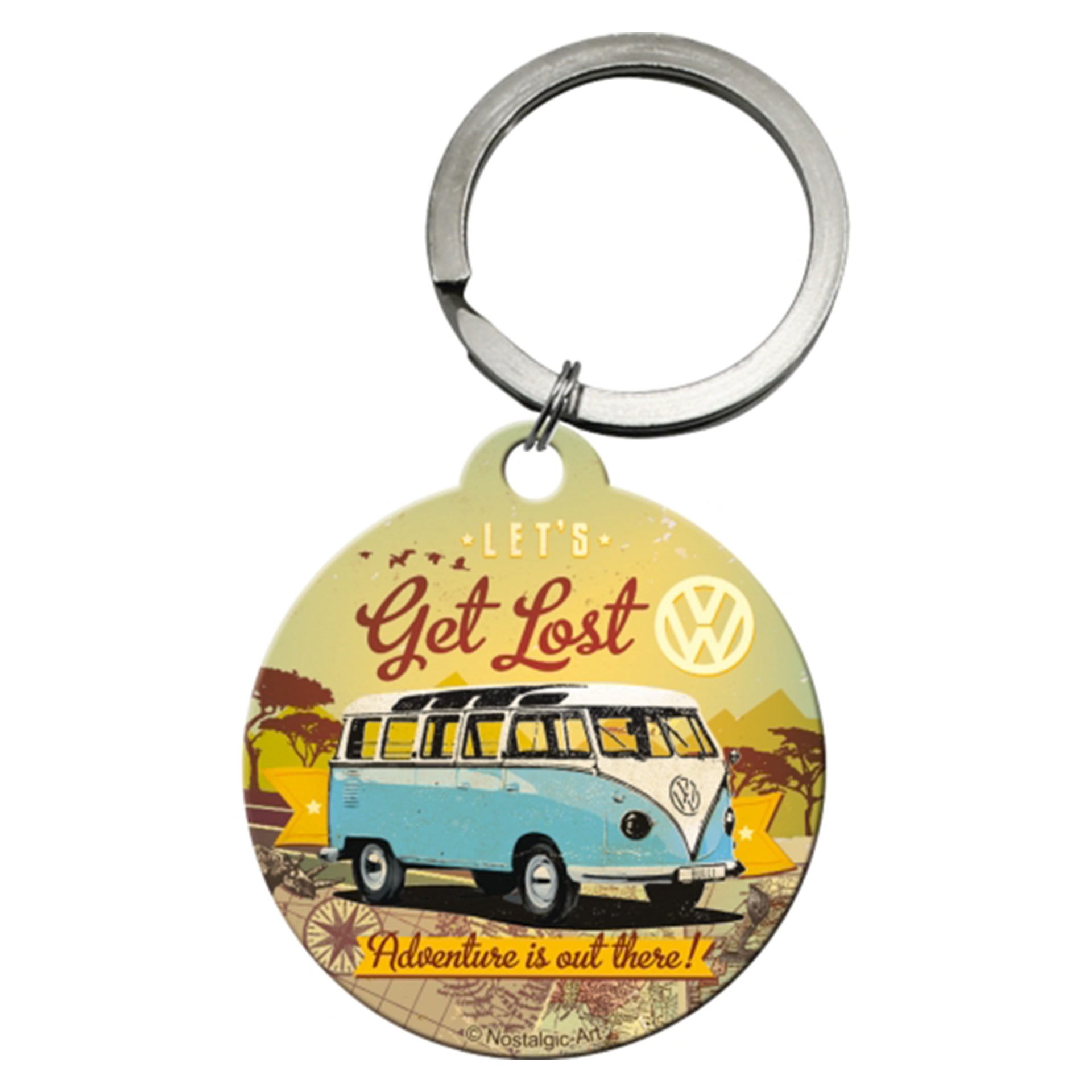 Volkswagen Kombi Let's get Lost Key Chain