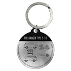 Volkswagen Kombi Let's get Lost Key Chain