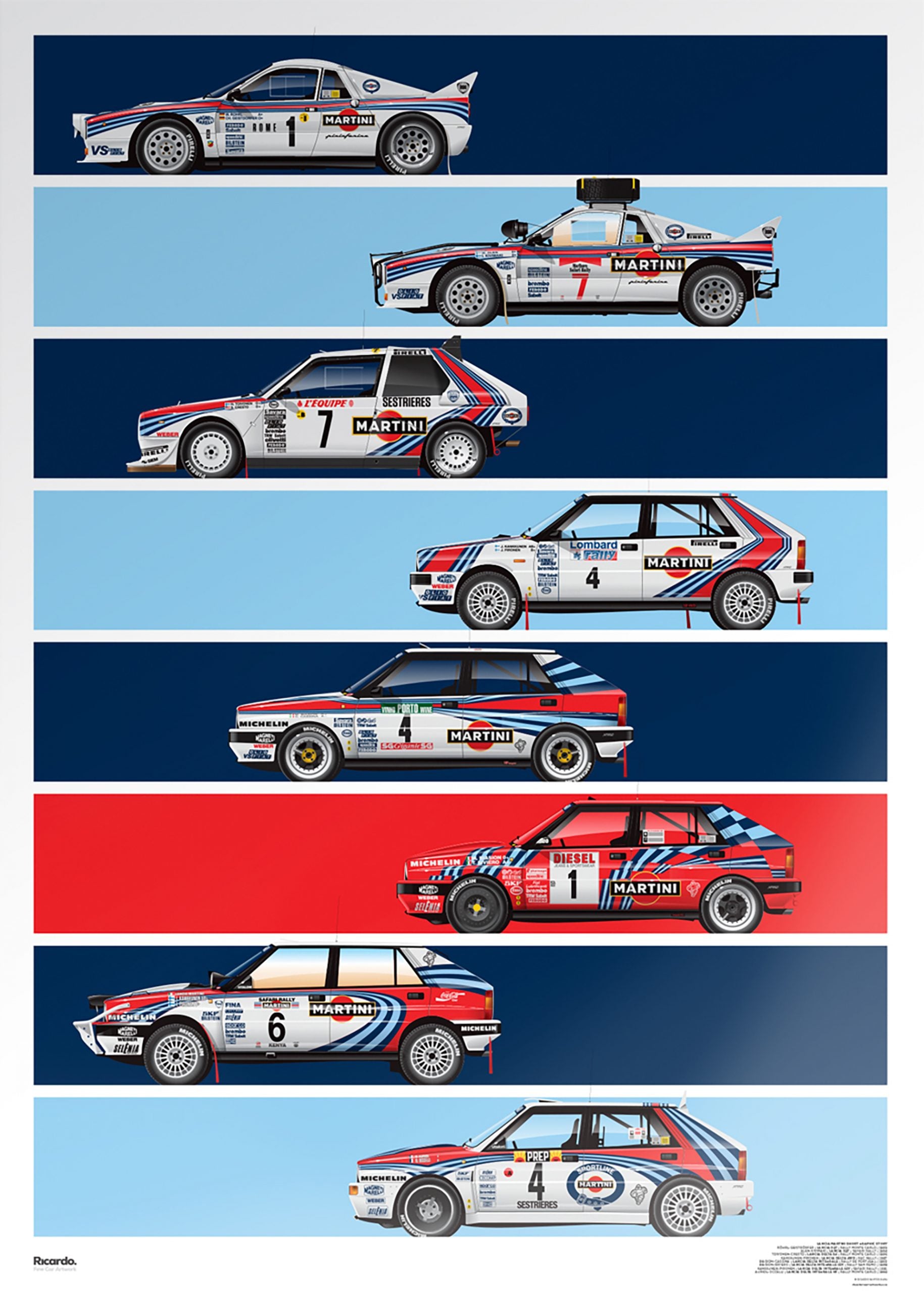 Lancia Martini Short Graphic Story