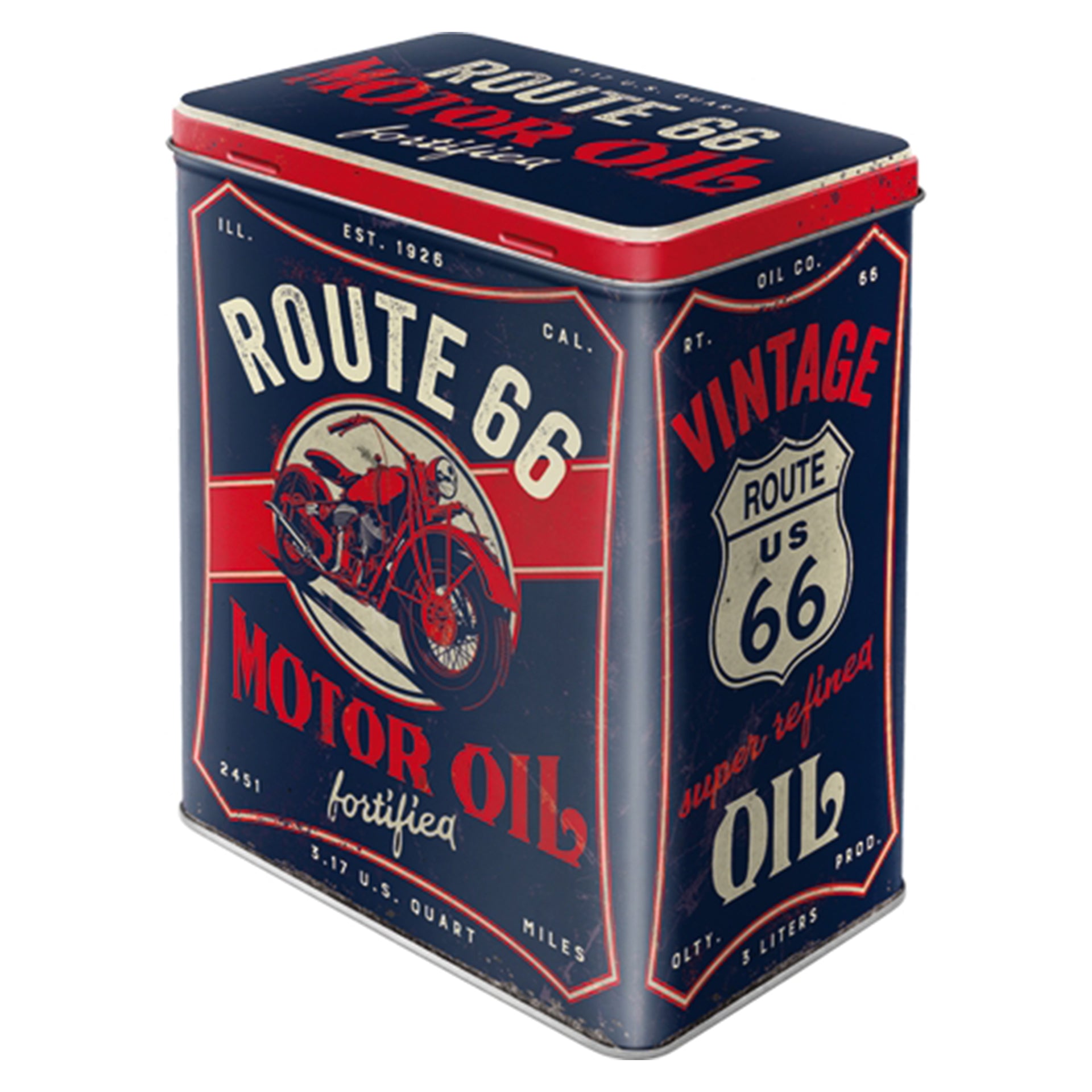 Route 66 Motor Oil Box
