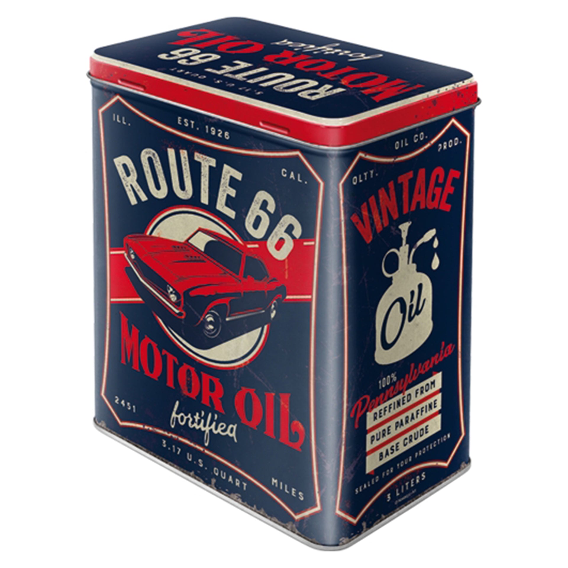Route 66 Motor Oil Box