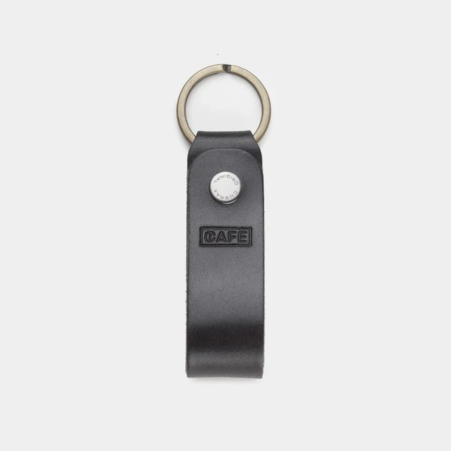 Leather Keychain - All Black