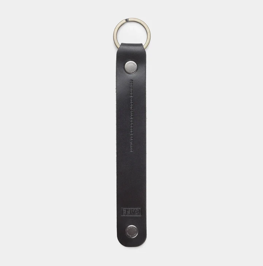 Leather Keychain - All Black