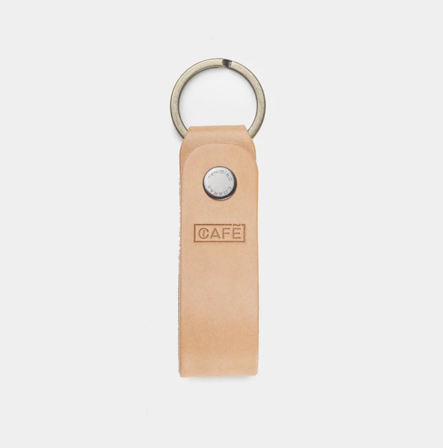 Leather Keychain - All Black