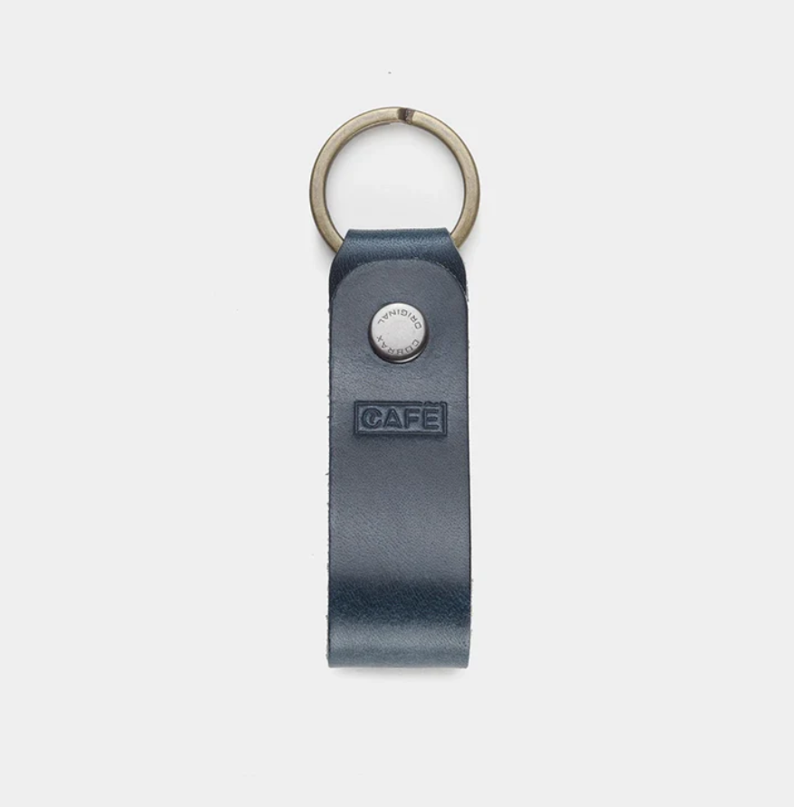 Leather Keychain - All Black