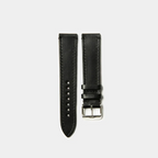 Leather Watch Strap "The Klaus" in Black
