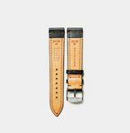 Leather Watch Strap "The Klaus" in Black