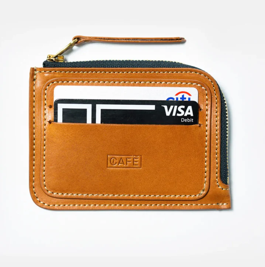 Leather Zip Wallet #2 - Roasted