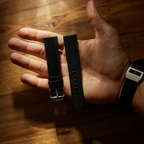 Leather iWatch Strap in Black