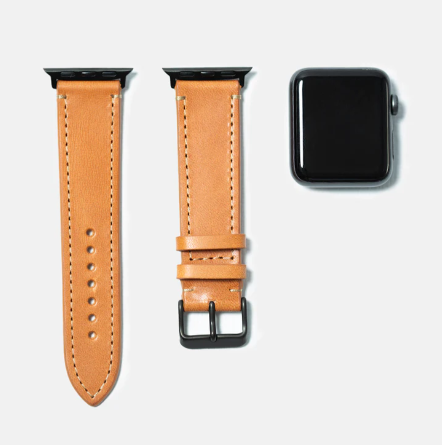 Leather iWatch Strap in Roasted