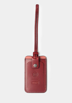 Luggage Tag in Burgundy