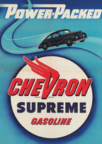 Chevron Supreme Gasoline Poster