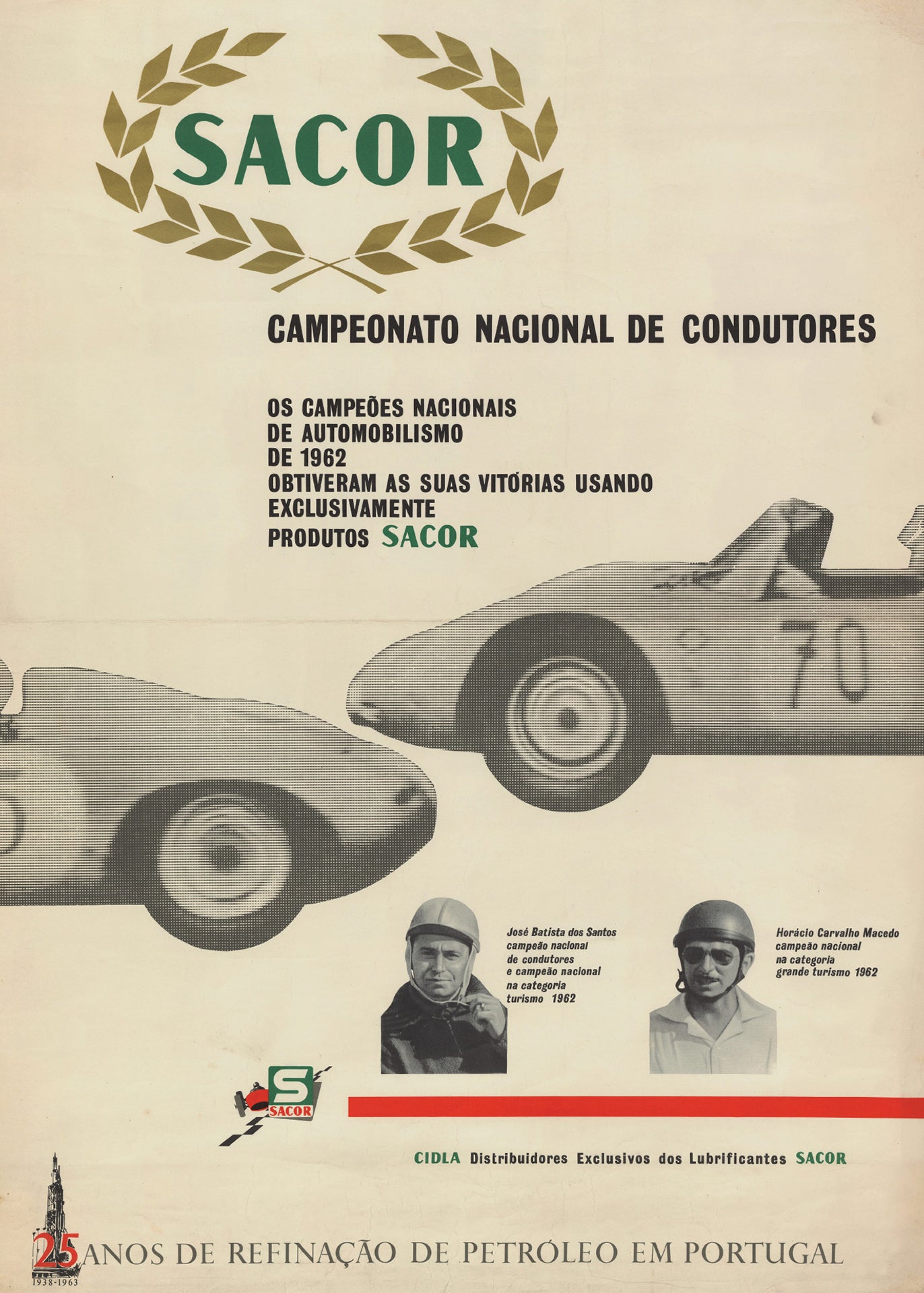 SACOR - National Drivers Championship Poster (1962)
