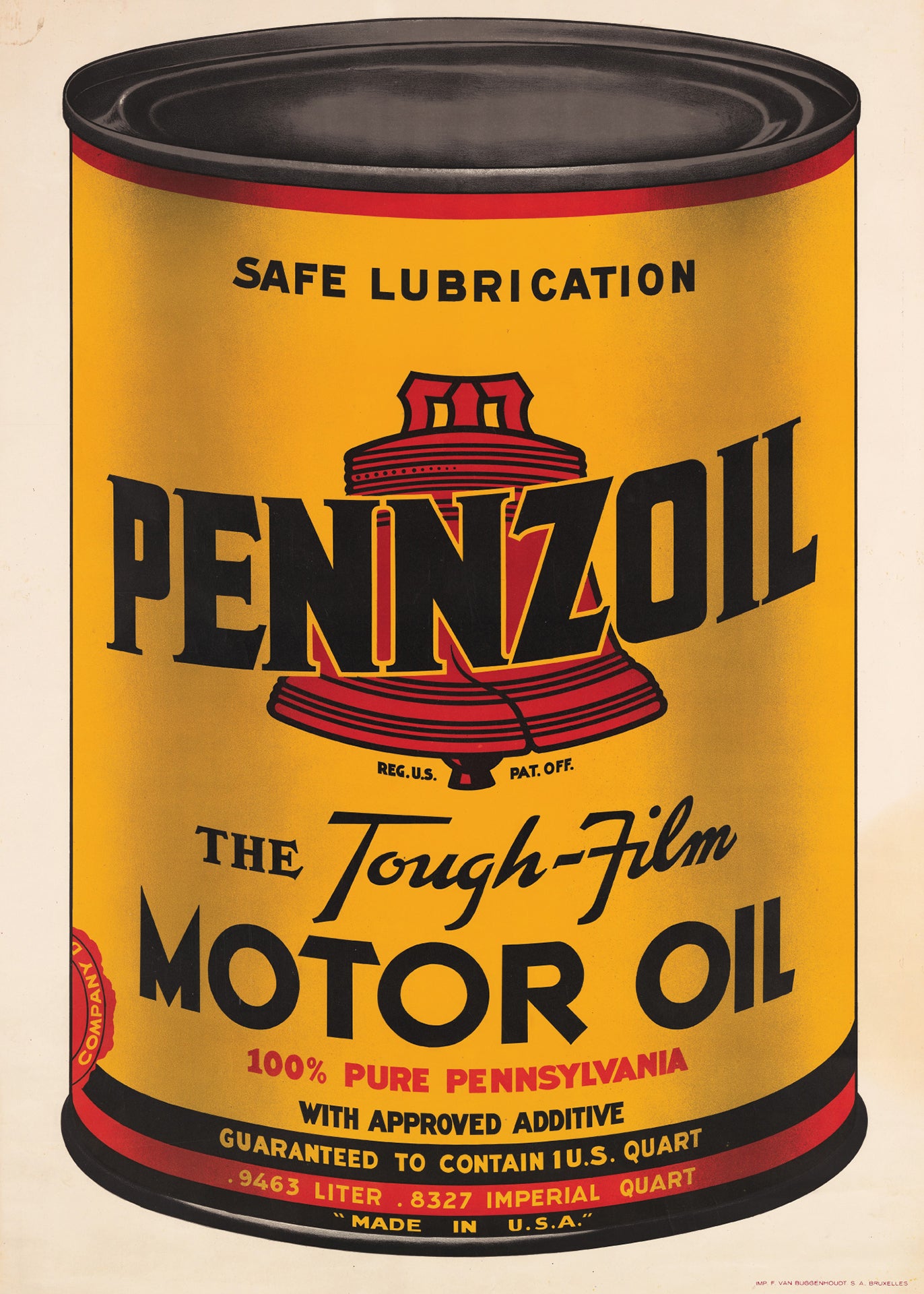Pennzoil Motor Oil Poster