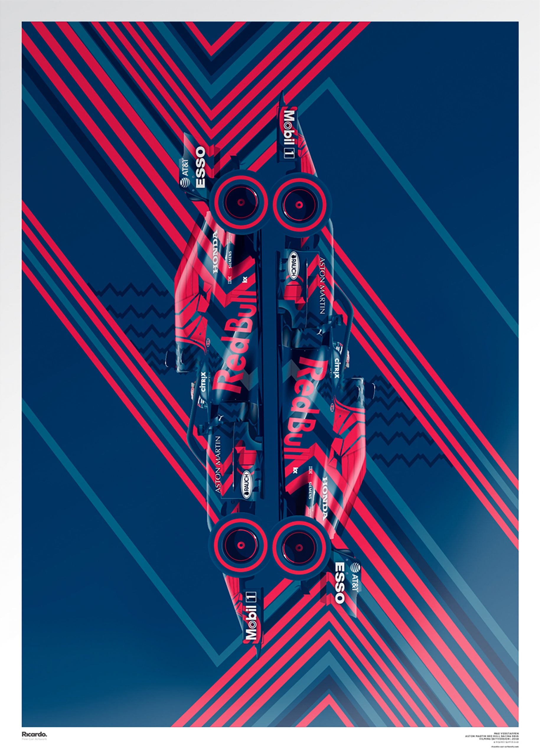Max Verstappen, Aston Martin Red Bull Racing RB15, Filming Day Version 2019