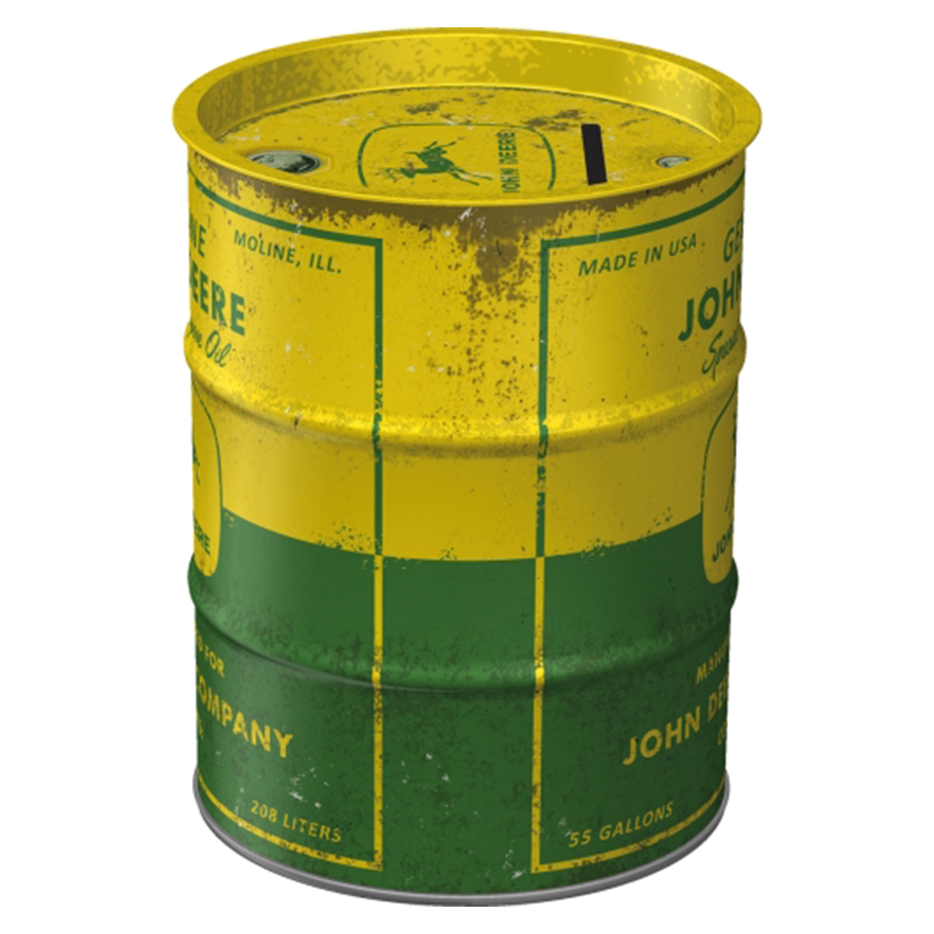 John Deere Barrel Money Box