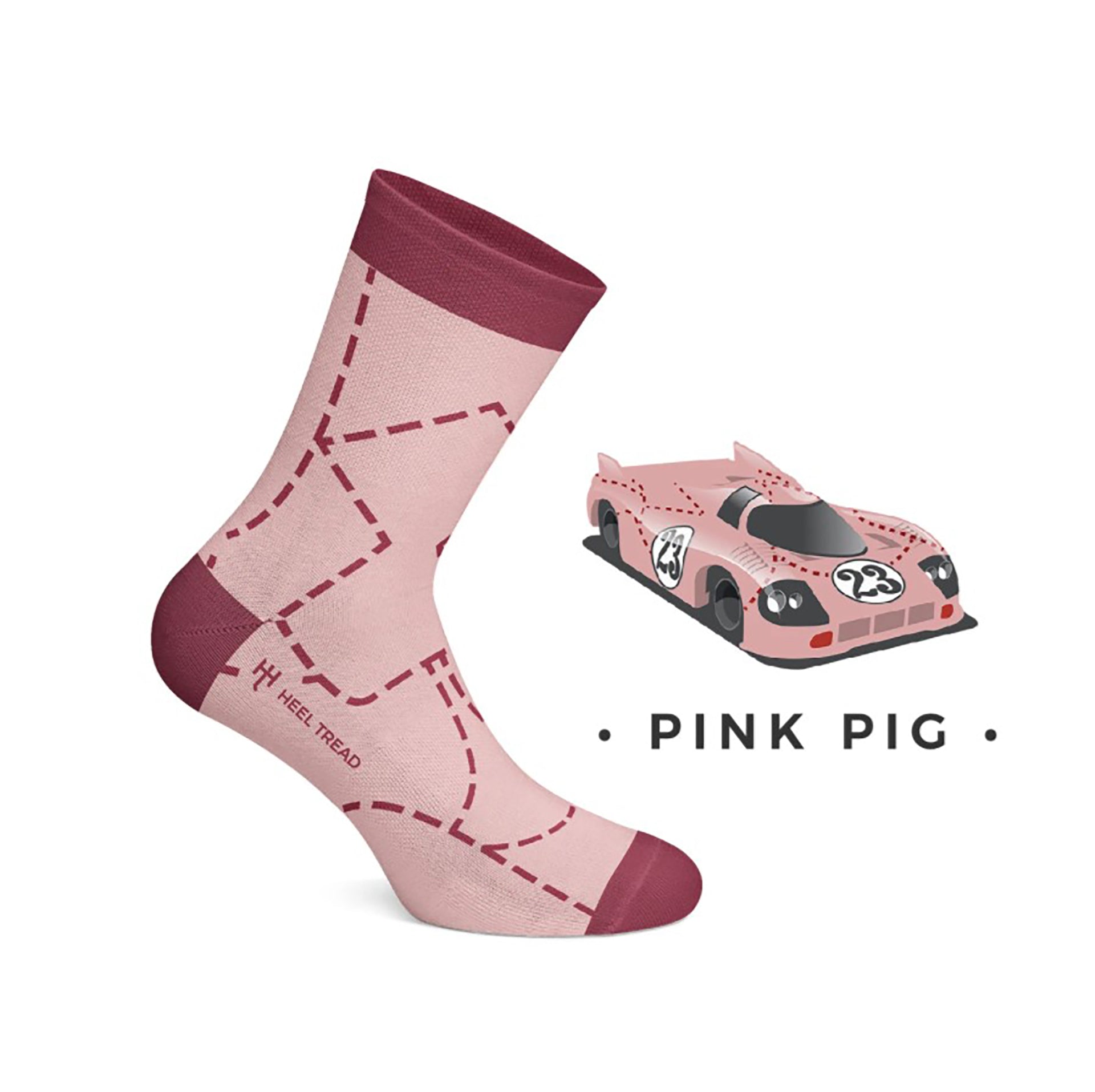 Pink Pig Socks