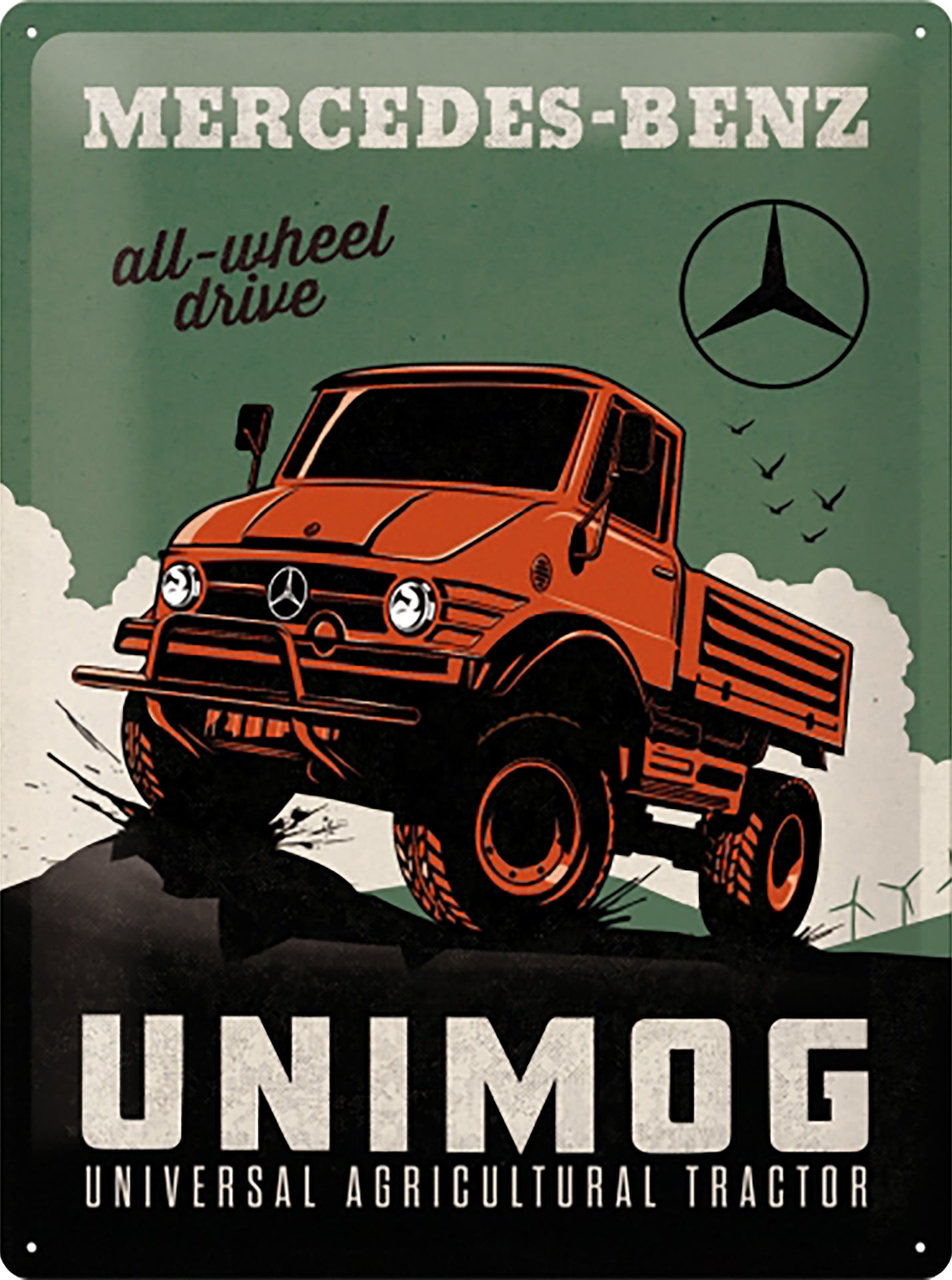 Mercedes-Benz Unimog Sign